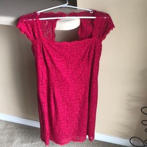 Adrianna Papell maroon cocktail dress
